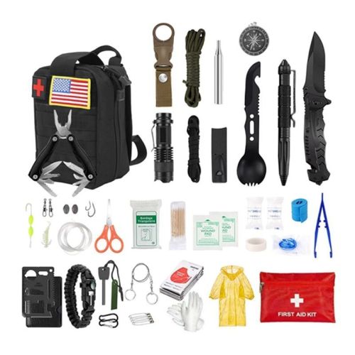 Emergency Survival Kit for Camping Hiking Adventures Emergency Survival Kit for Camping Hiking Adventures
